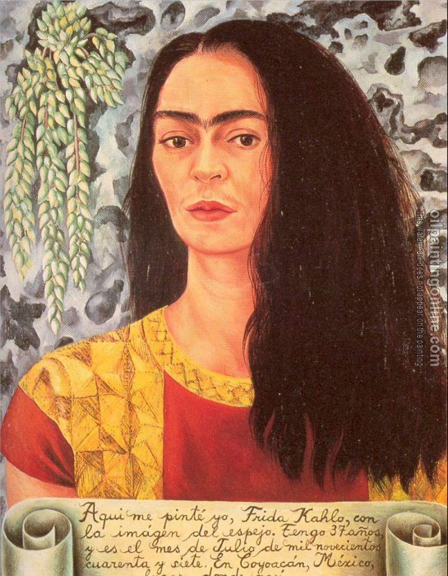 Kahlo, Frida - Oil On Canvas